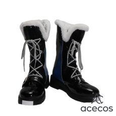 画像2: NU: カーニバル　風　玖夜　雪の夜のぬくもり　コスプレ靴　コスプレブーツ　靴用品 (2)
