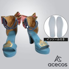 画像1: アイカツ！　風　大空あかり　未来向きの今　コスプレ靴　コスプレブーツ　靴用品 (1)