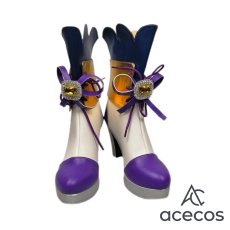 画像2: アイカツ！　風　藤堂ユリカ　ナイトメアカプリコーンコーデ　コスプレ靴　コスプレブーツ　靴用品 (2)