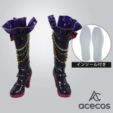 画像1: アイカツスターズ!　風　桜庭ローラ　ロックマイハートコーデ　コスプレ靴　コスプレブーツ　靴用品 (1)