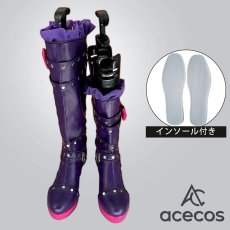画像1: アイカツスターズ!　風　桜庭ローラ　ロックマイハートコーデ　コスプレ靴　コスプレブーツ　靴用品 (1)