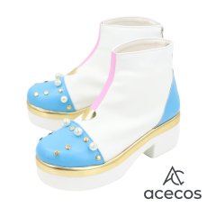 画像4: アイカツ!　風　星宮いちご　ドリームチアガール　コスプレ靴　コスプレブーツ　靴用品 (4)