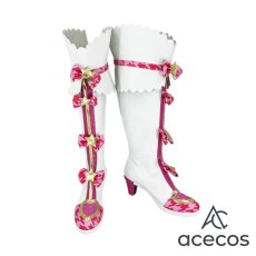 画像2: プリパラ　風　真中らぁら　コスプレ靴　コスプレブーツ　靴用品 (2)