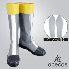 画像1: わんだふるぷりきゅあ!　風　兎山大福　コスプレ靴　コスプレブーツ　靴用品 (1)