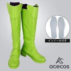 画像1: ワールドトリガー　風　小南桐絵　コスプレ靴　コスプレブーツ　靴用品 (1)