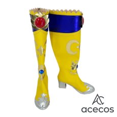 画像2: アイカツ!　風　神崎美月　コスプレ靴　コスプレブーツ　靴用品 (2)