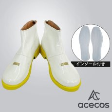 画像1: VOCALOID　風　鏡音リン　鏡音レン　10周年　コスプレ靴　コスプレブーツ　靴用品 (1)