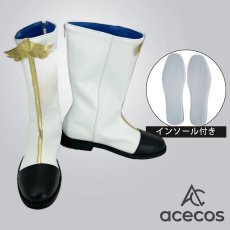 画像1: ブルーアーカイブ　風　中務キリノ　コスプレ靴　コスプレブーツ　靴用品 (1)