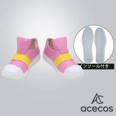 画像1: ポケモンマスターズ　風　アイリス　コスプレ靴　コスプレブーツ　靴用品 (1)
