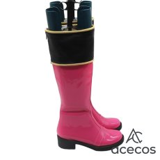 画像4: 魔法戦隊マジレンジャー　風　マジピンク　コスプレ靴　コスプレブーツ　靴用品 (4)