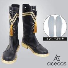 画像1: アークナイツ　風　ウィーディ　キャンディフェアリー　コスプレ靴　コスプレブーツ　靴用品 (1)