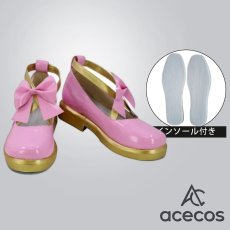 画像1: アイカツ!　風　星宮いちご　パレード　コスプレ靴　コスプレブーツ　靴用品 (1)