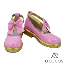 画像2: アイカツ!　風　星宮いちご　パレード　コスプレ靴　コスプレブーツ　靴用品 (2)