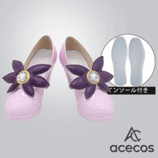 画像1: Pokemon LEGENDS Z-A（ポケモンレジェンズゼットエー）　風　ユカリ(Jacinthe)　コスプレ靴　コスプレブーツ　靴用品 (1)