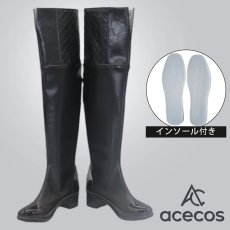 画像1: 鳴潮(Wuthering Waves)　風　女主人公(回折)　コスプレ靴　コスプレブーツ　靴用品 (1)