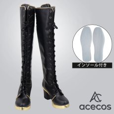 画像1: デート・ア・ライブ　風　本条二亜　コスプレ靴　コスプレブーツ　靴用品 (1)