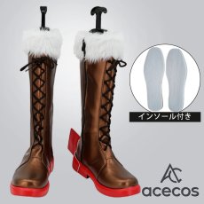 画像1: アズールレーン　風　長春(チョウシュン)　コスプレ靴　コスプレブーツ　靴用品 (1)