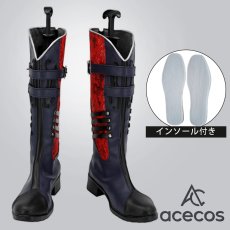 画像1: ブラックスター　風　メノウ　コスプレ靴　コスプレブーツ　靴用品 (1)