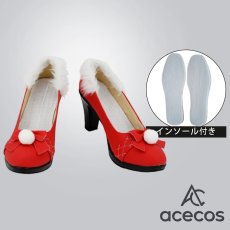 画像1: ネコぱら　風　バニラ　クリスマス　コスプレ靴　コスプレブーツ　靴用品 (1)
