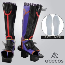 画像1: 原神(げんしん)　風　荒瀧一斗　コスプレ靴　コスプレブーツ　靴用品 (1)