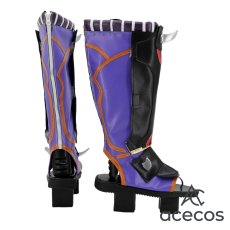 画像4: 原神(げんしん)　風　荒瀧一斗　コスプレ靴　コスプレブーツ　靴用品 (4)