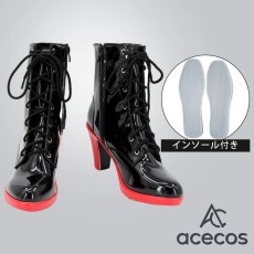 画像1: アークナイツ　風　ブレイズ　音律聯覚　コスプレ靴　コスプレブーツ　靴用品 (1)