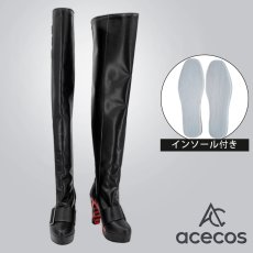 画像1: アッシュエコーズ　風　舞鶴織雪　コスプレ靴　コスプレブーツ　靴用品 (1)