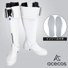 画像1: 勝利の女神：NIKKE　風　ジュリア　コスプレ靴　コスプレブーツ　靴用品 (1)
