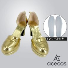 画像1: ゼンレスゾーンゼロ　風　バーニス・ホワイト　コスプレ靴　コスプレブーツ　靴用品 (1)