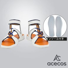 画像1: NARUTO-ナルト-　風　うずまきナルト　コスプレ靴　コスプレブーツ　靴用品 (1)