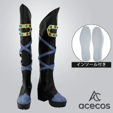 画像1: メイプルストーリーM　風　アラン　コスプレ靴　コスプレブーツ　靴用品 (1)