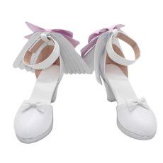 画像1: プロジェクトセカイ カラフルステージ！ feat. 初音ミク　鳳えむ　Dear my fellows　にこにこ笑顔のステージで　コスプレ靴　コスプレブーツ　靴用品 (1)