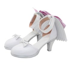 画像2: プロジェクトセカイ カラフルステージ！ feat. 初音ミク　鳳えむ　Dear my fellows　にこにこ笑顔のステージで　コスプレ靴　コスプレブーツ　靴用品 (2)