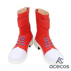 画像2: ジョジョの奇妙な冒険　風　ギアッチョ　コスプレ靴　コスプレブーツ　靴用品 (2)