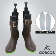 画像1: アークナイツ　風　ARK NIGHTS　ケルシー　コスプレ靴　コスプレブーツ　靴用品 (1)
