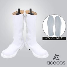 画像1: 東京卍リベンジャーズ　風　柴柚葉　コスプレ靴　コスプレブーツ　靴用品 (1)