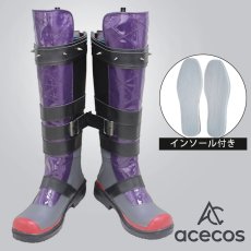 画像1: Apex Legends　風　エーペックスレジェンズ　レイス　ダガー　コスプレ靴　コスプレブーツ　靴用品 (1)