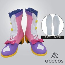 画像1: アイカツオンパレード!　風　姫石らき　コスプレ靴　コスプレブーツ　靴用品 (1)