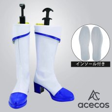 画像1: ラブライブ！サンシャイン!!　風　Aqours　黒澤ルビィ　初期　青空Jumping　Heart　覚醒後　コスプレ靴　コスプレブーツ　靴用品 (1)