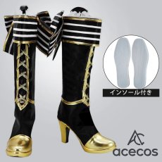画像1: ラブライブ! School idol project　風　矢澤にこ　カフェメイド編　覚醒後　コスプレ靴　コスプレブーツ　靴用品 (1)
