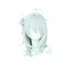 画像2: バーチャルYouTuber　風　VTuber　葛葉（くずは）　シマネ　ChroNoiR　MV衣装　コスプレウィッグ　鬘　かつら (2)