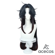 画像2: 崩壊：スターレイル　風　刃　コスプレウィッグ　鬘　かつら (2)