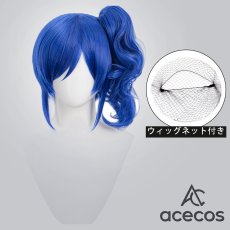 画像1: アイカツ!　風　霧矢あおい　コスプレウィッグ　鬘　かつら (1)