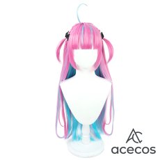 画像2: バーチャルYouTuber　風　VTuber　5億年ぶりの新衣装　コートver.　湊あくあ　コスプレウィッグ　鬘　かつら (2)