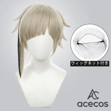 画像1: 文豪ストレイドッグス　風　中島敦　コスプレウィッグ　鬘　かつら (1)