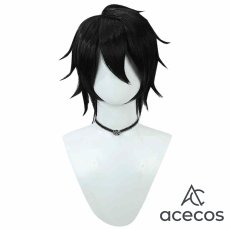 画像2: デスノート（DEATH NOTE）　風　L　コスプレウィッグ　鬘　かつら (2)
