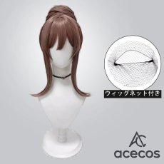 画像1: 勝利の女神：NIKKE　風　ノワール　ブラックラビット　コスプレウィッグ　鬘　かつら (1)
