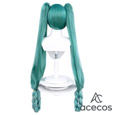 画像3: VOCALOID　風　2024雪ミク　コスプレウィッグ　鬘　かつら (3)