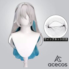 画像1: 崩壊：スターレイル　風　ホタル　コスプレウィッグ　鬘　かつら (1)