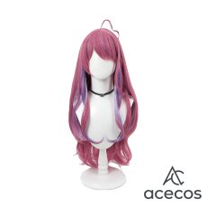 画像2: バーチャルYouTuber　風　Vtuber　倉持めると　制服　コスプレウィッグ　鬘　かつら (2)